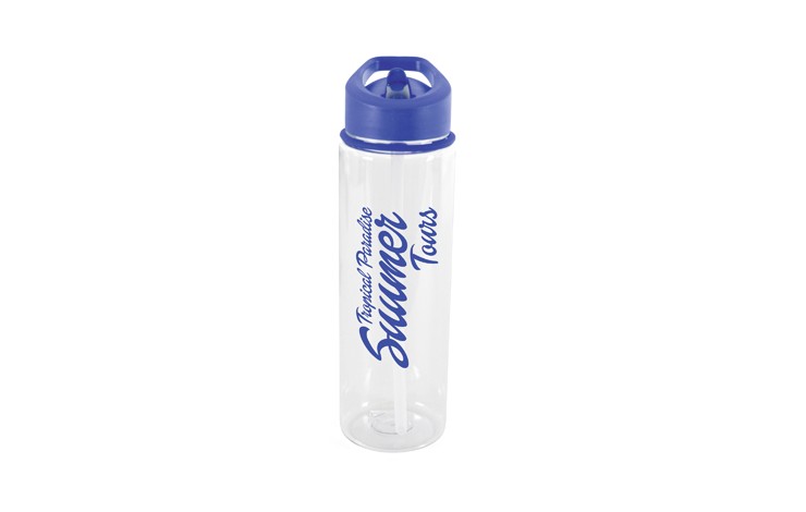 725ml Bottle with Flip Straw