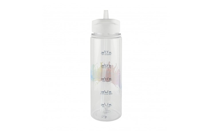 725ml Bottle with Flip Straw