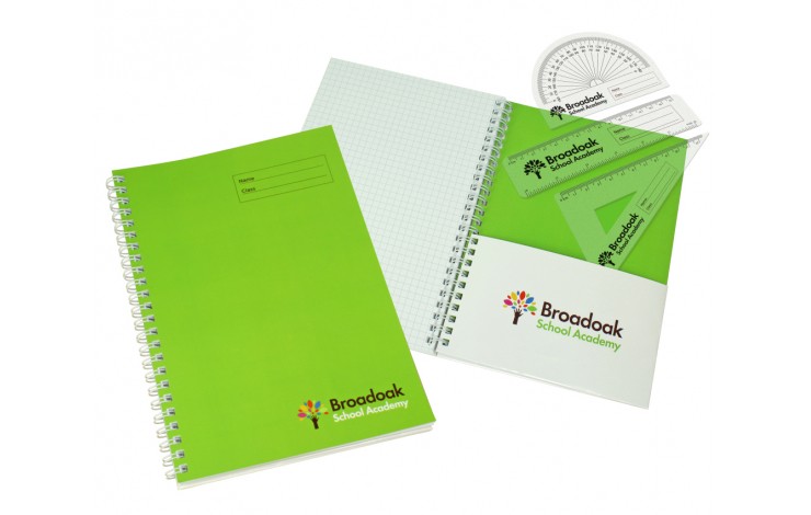 A5 Notebook & Geometry Set