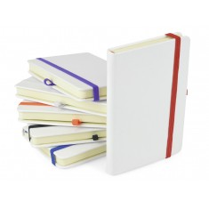 A6 White Hard Back Notepad