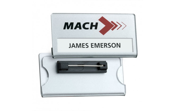 Clear Acrylic Re-usable Name Badges