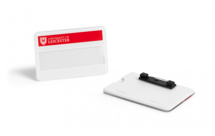 Clear Acrylic Re-usable Name Badges