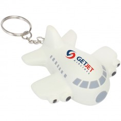 Aeroplane Keyring Stress Toy