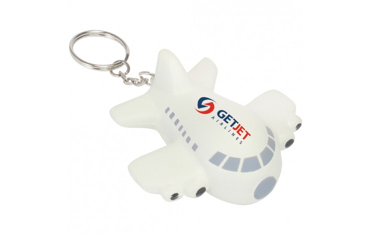 Aeroplane Keyring Stress Toy