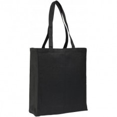 Allington 12oz Black Cotton Canvas Shopper