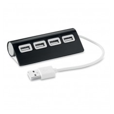 Aluminium 4 port USB Hub