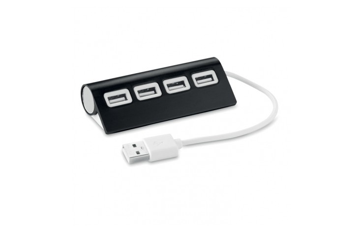 Aluminium 4 port USB Hub