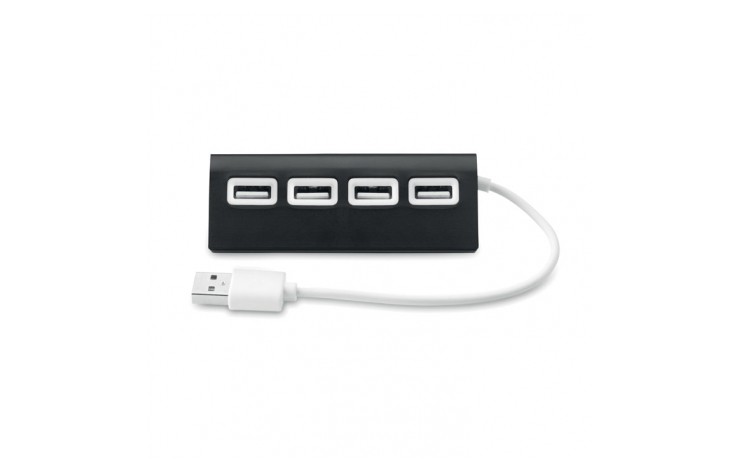 Aluminium 4 port USB Hub