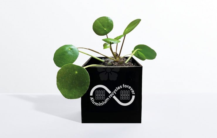 Aluminium Planted Pot