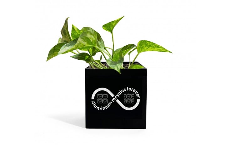 Aluminium Planted Pot