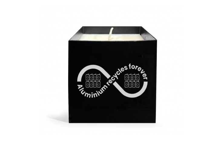 Aluminium Vegan Candle