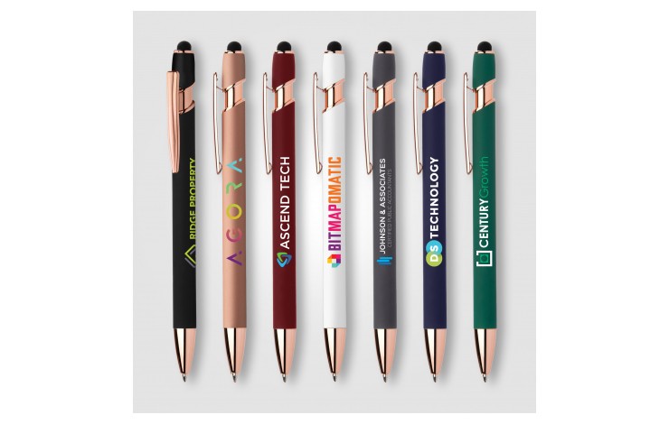Ashby Rose Gold Pen w/ Stylus