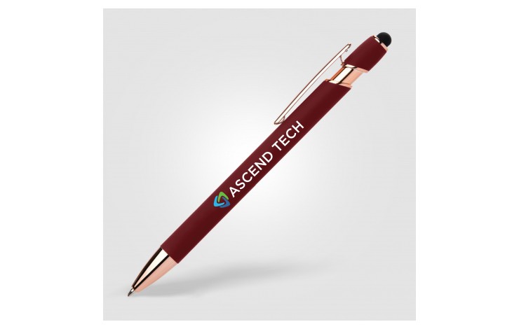 Ashby Rose Gold Pen w/ Stylus
