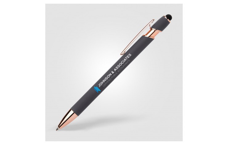 Ashby Rose Gold Pen w/ Stylus