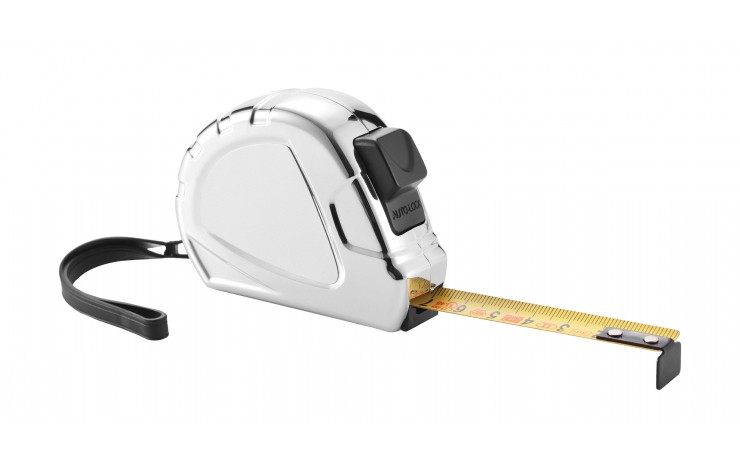 Auto Stop Chrome Tape Measure