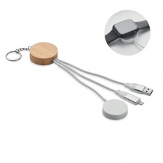 Bamboo Cable with Watch Charger