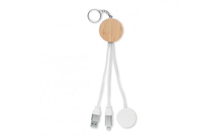 Bamboo Cable with Watch Charger