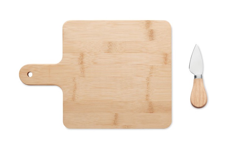 Bamboo Cheese Board Set
