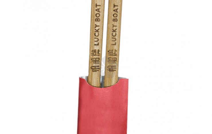 Bamboo Chopsticks & Printed Sleeve