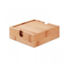 Bamboo Coaster Set
