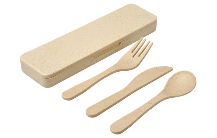 Bamboo Fibre Cutlery Set