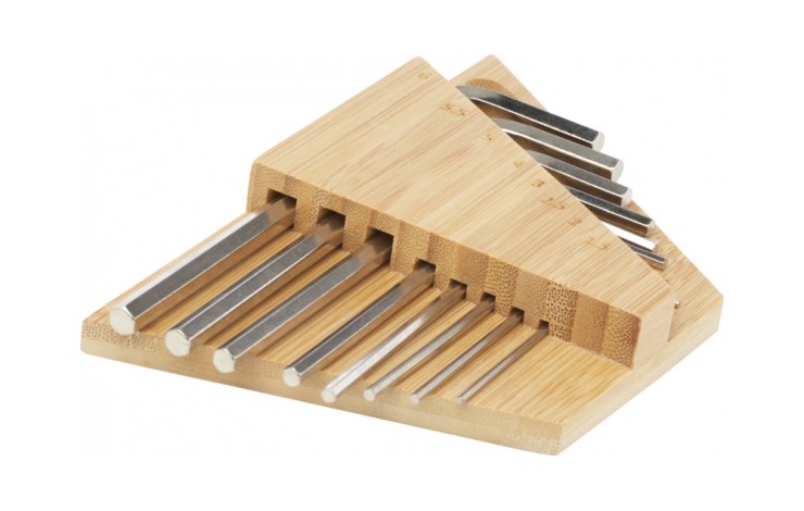 Bamboo Hex Key Tool Set