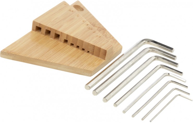 Bamboo Hex Key Tool Set