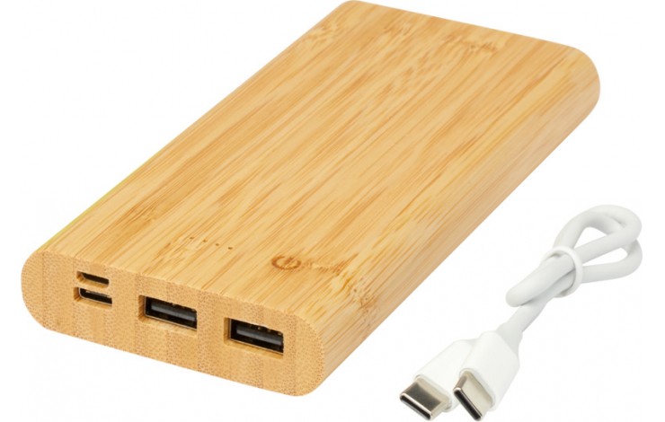 Bamboo Powerbank 10,000MaH