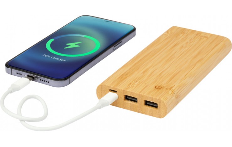 Bamboo Powerbank 10,000MaH