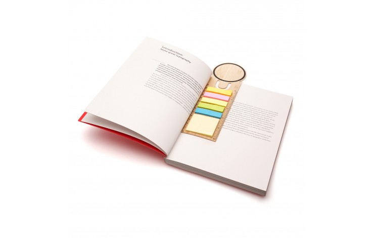 Bamboo Sticky Note Bookmark Set