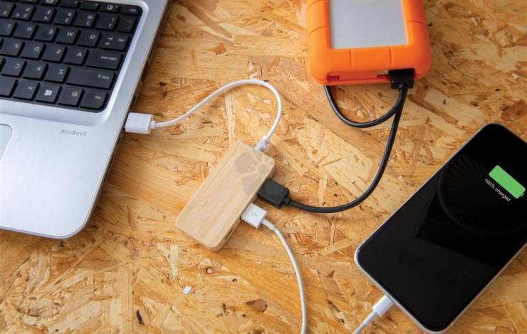 Bamboo USB Hub