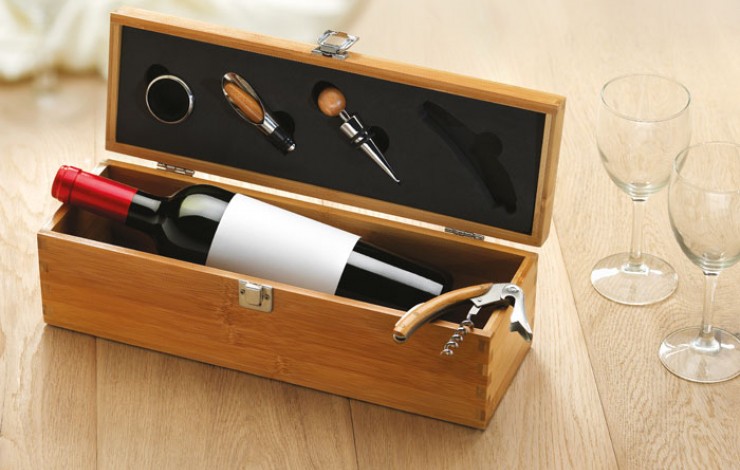 Bamboo Wine Gift Set