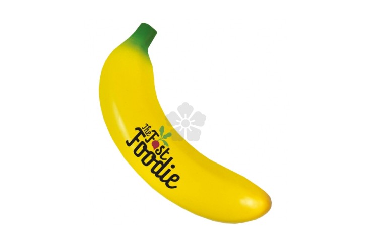 Promotional Banana Stress Item Personalised by MoJo Promotions