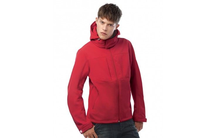 B&C Men's Hooded Softshell Jacket