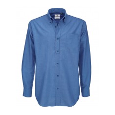 B&C Men's Oxford Long Sleeve Shirt