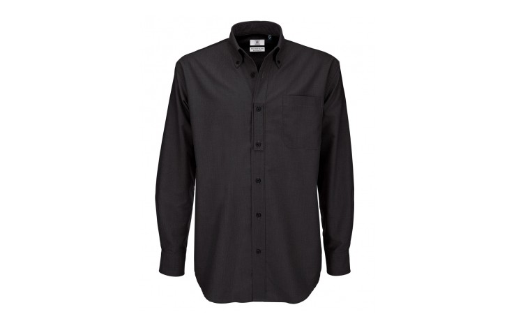 B&C Men's Oxford Long Sleeve Shirt