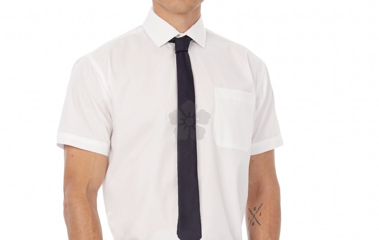 B&C Men's Smart Short Sleeve Poplin Shirt