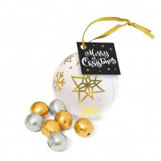 Bauble Tin with Chocolate Balls