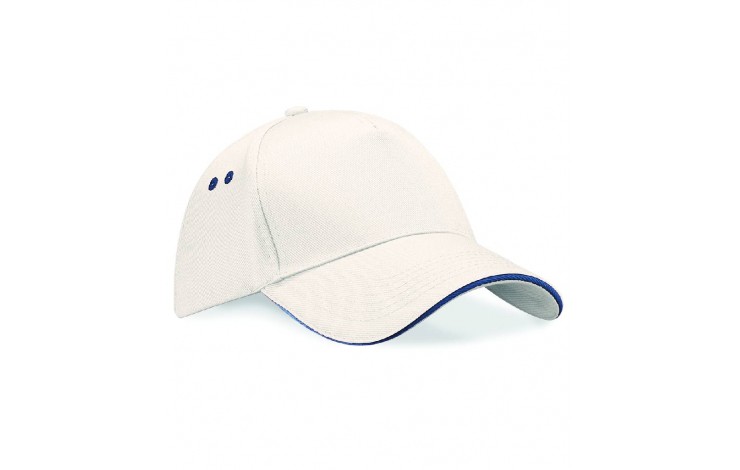 Beechfield 5 Panel Cap with Sandwich Peak