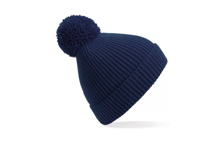 Beechfield Ribbed Pom Pom Beanie