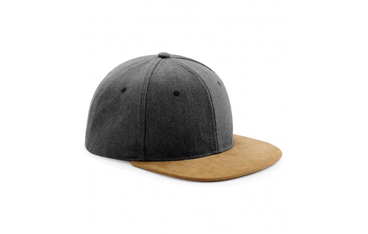 Beechfield Suede Peak Snapback Cap