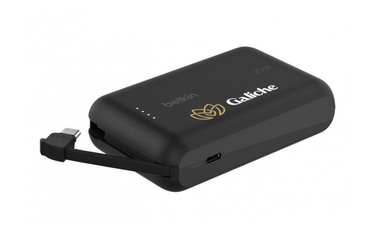 Belkin 10,000mAh Power Bank with Built-in Cable