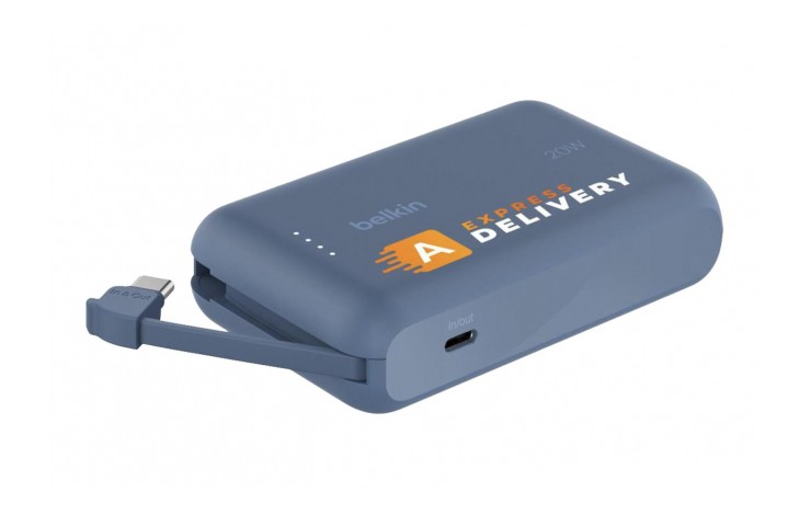 Belkin 10,000mAh Power Bank with Built-in Cable