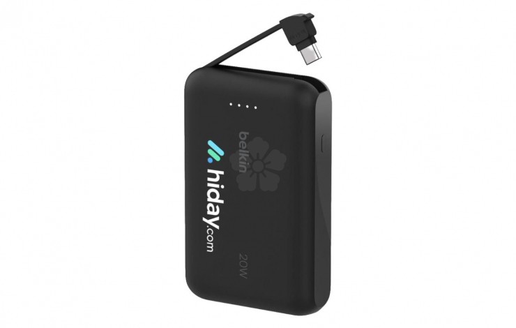 Belkin 10,000mAh Power Bank with Built-in Cable