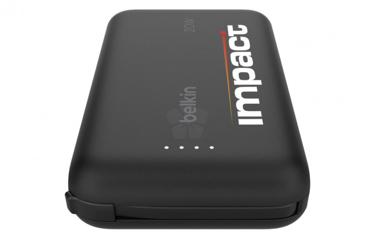 Belkin 10,000mAh Power Bank with Built-in Cable