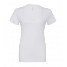 Bella and Canvas Ladies Jersey V-Neck T-Shirt