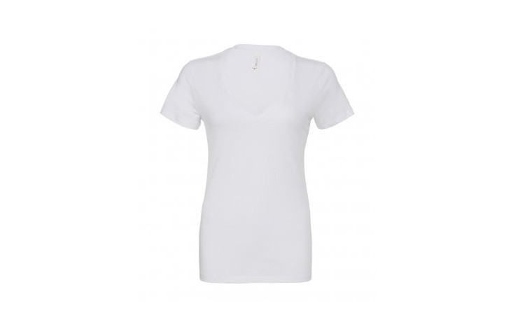 Bella and Canvas Ladies Jersey V-Neck T-Shirt