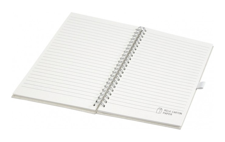 Milk Carton A5 Size Spiral Notebook
