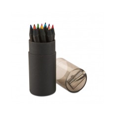 Black 12 Pencil Tube