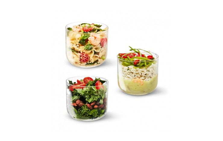 Black & Blum 600ml Glass Lunch Pot